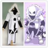 Undertale XTale Sans XSans Cross White Black Cosplay Costume