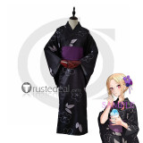 Sono Bisque Doll wa Koi wo Suru My Dress Up Darling Kitagawa Marin Black Kimono Cosplay Costume