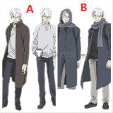 Mushishi Ginko Yoki Brown Blue Coat Cosplay Costumes