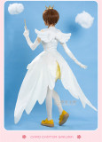 Miaowu Meow House Cardcaptor Sakura Kinomoto Sakura Yellow White Fight Cosplay Costume