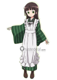 Is the Order a Rabbit Chiya Ujimatsu GochiUsa Green Kimono Cosplay Uniform