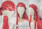 Phoenix Wright Ace Attorney Dahlia Hawthorne Styled Black Red Cosplay Wigs