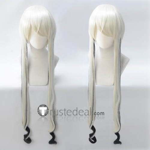 Land of the Lustrous Houseki no Kuni Ghost Quartz Black and White Cosplay Wig