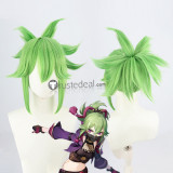 Genshin Impact Yelan Kuki Shinobu Ninja Shrine Maiden Green Black Purple Cosplay Wigs