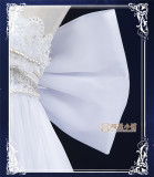 Miaowu Meow House Sailor Moon Tsukino Usagi Princess White Formal Cosplay Dress