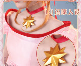 iCOS Cardcaptor Sakura Movie 2 Fuuin Sareta Card The Sealed Card Sakura Pink Dress Cosplay Costume