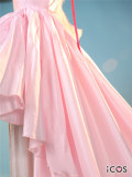 iCOS Cardcaptor Sakura Movie 2 Fuuin Sareta Card The Sealed Card Sakura Pink Dress Cosplay Costume