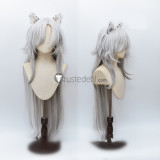 Arknights Siege SilverAsh Pramanix Cliffheart Indra Silver Grey Brown Cosplay Wigs