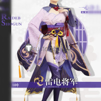 Genshin Impact Baal Raiden Ei Shogun Beelzebul Cosplay Costume Custom Size 3