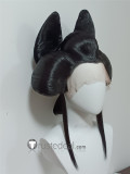 Demon Slayer Kimetsu no Yaiba Daki Oiran Geisha Lace Front Styled Black Silver White Cosplay Wig