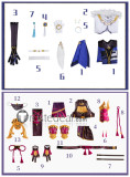 Genshin Impact Yelan Kuki Shinobu Ninja Cosplay Costumes 2