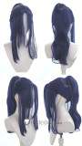 League of Legends LOL Arcane Caitlyn Blue Purple Ponytail Cosplay Wigs