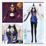 Genshin Impact Yelan Kuki Shinobu Ninja Cosplay Costumes 2