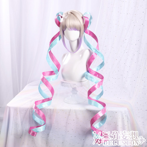 1/3 Delusion NEEDY GIRL OVERDOSE OMGkawaiiAngel KAngel Blonde Ponytails Cosplay Wig