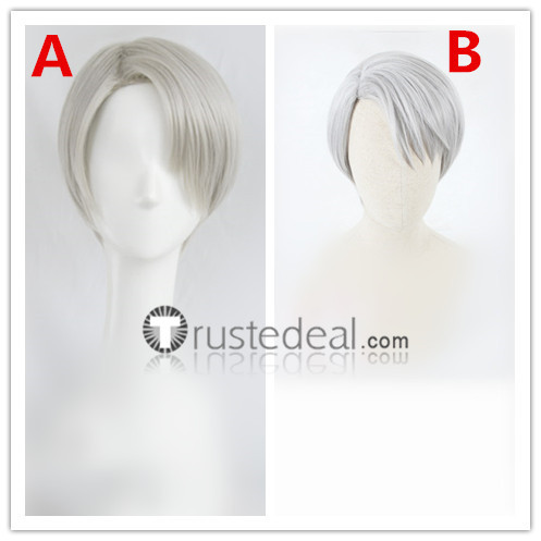 Yuri on Ice Viktor Nikiforov Gray Cosplay Wigs