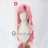 Mobile Suit Gundam Seed Princess Lacus Clyne Pink Cosplay Wigs