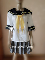 Shin Megami Tensei Persona 4 Yasogami High School Rise Labrys Girl Summer Uniform Cosplay Costume
