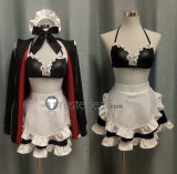Fate Grand Order Rider Artoria Pendragon Alter Saber Maid Swimsuit Cosplay Costume