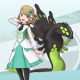 Pokemon Masters EX Sygna Suit Serena Black Green White Cosplay Costumes