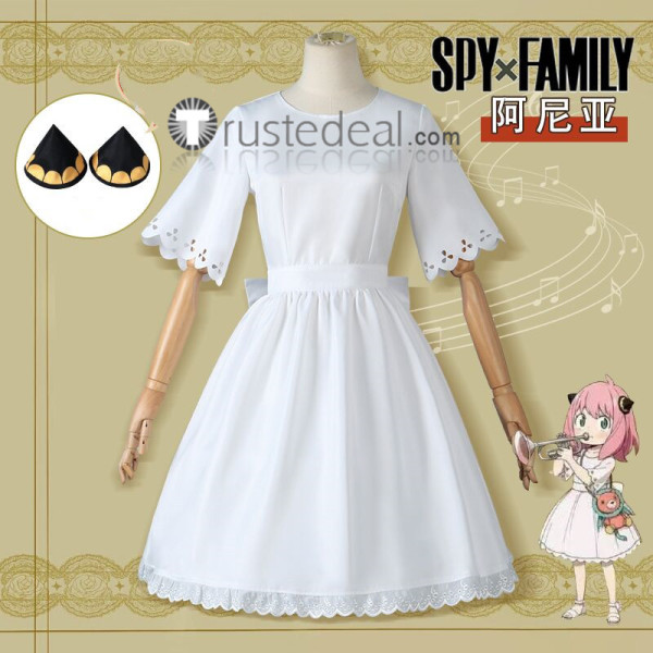 SPY x FAMILY Anya White Dress Cosplay Costume