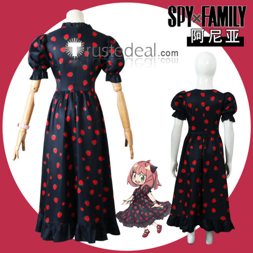 SPY x FAMILY Anya Strawberry Dress Cosplay Costume