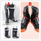 Black Rock Shooter Dawn Fall BRS Black Cosplay Shoes Boots