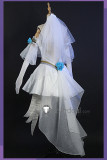 League of Legends LOL Crystal Rose Sona Lux White Dress Cosplay Costume