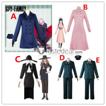 SPY x FAMILY Sylvia Sherwood Yuri Briar Fiona Frost Yor Forger Pink Blue Black Cosplay Costumes