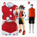 Mega Man Legends Rockman DASH Lan Hikari Roll Caskett Cosplay Costumes