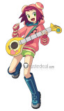 Mega Man Star Force Sonia Strumm Misora Hibiki Geo Stelar Cosplay Red Pink Cosplay Costumes