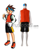 Mega Man Legends Rockman DASH Lan Hikari Roll Caskett Cosplay Costumes