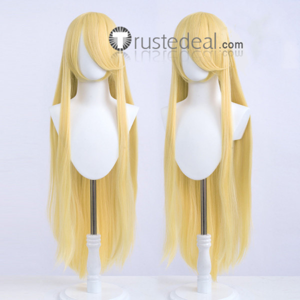 Bleach Hirako Shinji Shinigami Long Blonde Cosplay Wig 100cm