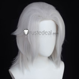 Final Fantasy XIV 14 Venat Emet-Selch Themis Silver White Cosplay Wigs