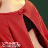 1/3 Delusion SPY x FAMILY Yor Anya Forger Red Black Sweater Daily Dress Cosplay Costumes