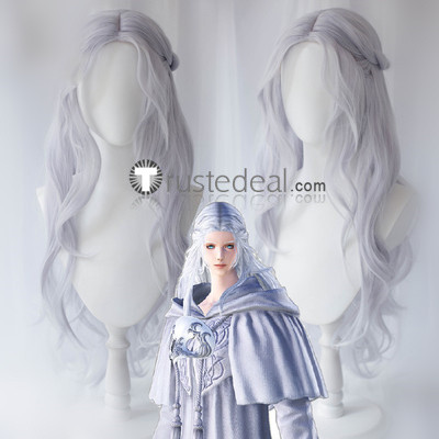 Final Fantasy XIV 14 Venat Emet-Selch White Cosplay Wigs