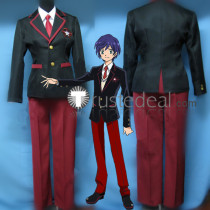 Mawaru Penguindrum Kanba Takakura Shoma Boys Red Black School Uniform Cosplay Costume