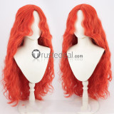 Elden Ring Game Malenia Blade of Miquella Orange Red Curly Cosplay Wig