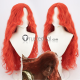 Elden Ring Game Malenia Blade of Miquella Orange Red Curly Cosplay Wig