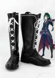 Re Zero Rem Ram Roswaal L Mathers Crusch Karsten Black Neon City Cosplay Shoes Boots
