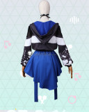 Vocaloid Project Sekai Vivid BAD SQUAD Hatsune Miku Black Blue Cosplay Costume