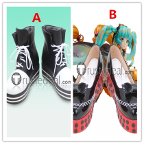 Vocaloid Trick or Miku Halloween Project Sekai Cosplay Shoes Boots