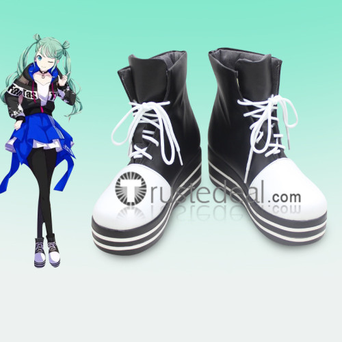 Vocaloid Project Sekai Vivid BAD SQUAD Hatsune Miku Black Blue Cosplay Costume