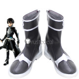 Sword Art Online SAO Kirito Black Cosplay Boots Shoes
