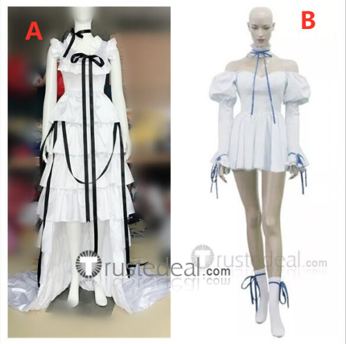 Chobits Chii White Cosplay Costumes