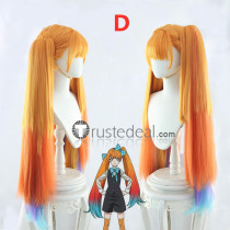 Takt Op Destiny Takt Asahina Titan Orange Red White Blue Cosplay Wigs