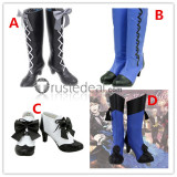 Black Butler Kuroshitsuji Ciel Phantomhive Red Hood Black Blue Cosplay Boots Shoes