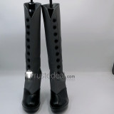 Black Butler Kuroshitsuji Ciel Phantomhive White Black Blue Cosplay Boots Shoes