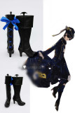 Black Butler Kuroshitsuji Ciel Phantomhive Black Cosplay Boots Shoes