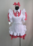 Black Butler Kuroshitsuji Wonderland Alois Trancy Maid Pink Cosplay Costume