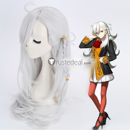 Fate Grand Order Olga Marie Asmleit Animusphere Silver White Cosplay Wig